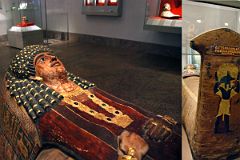 Met Highlights 03-4 Egypt Mummy Mask - Mummy of Artemidora - Roman Period 90-100
